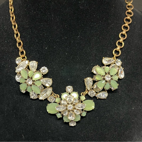 J. Crew Jewelry - 1581 J. Crew Mint Floral Statement Necklace